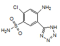 4-Amino-2-chloro-5-(1H- tetrazol-5-yl)benzenesulfonamide